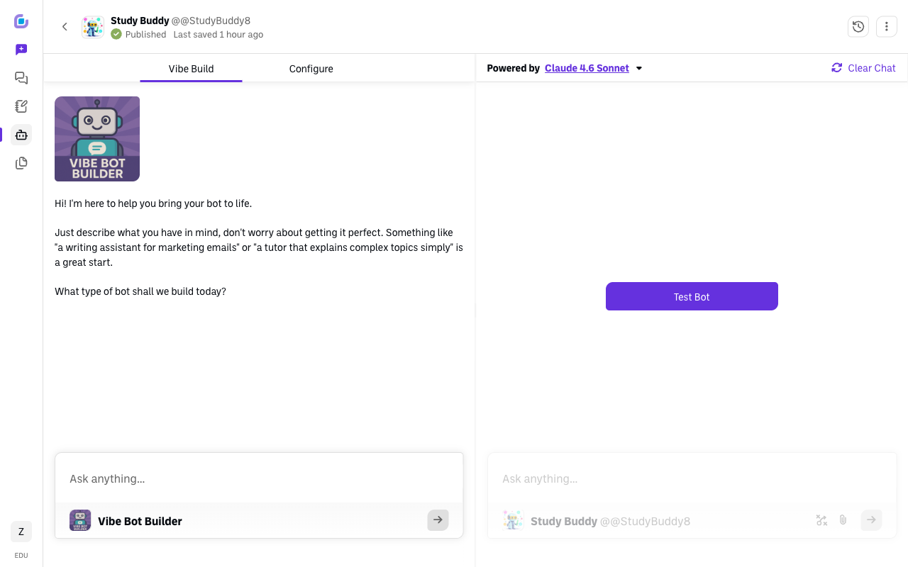 vibe bot builder