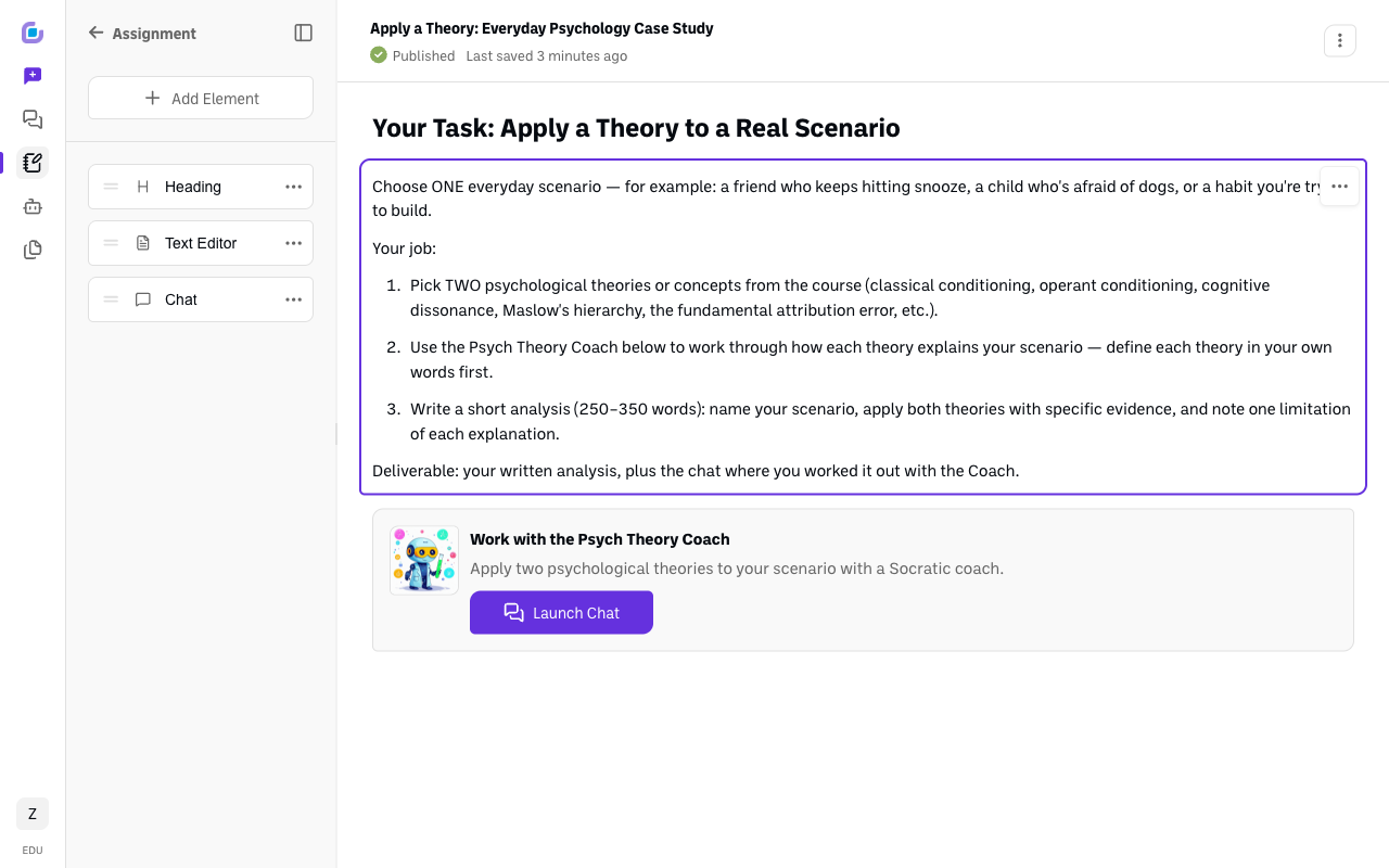 assignment builder