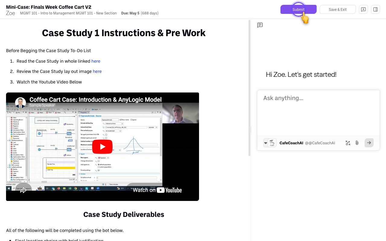assignment submit
